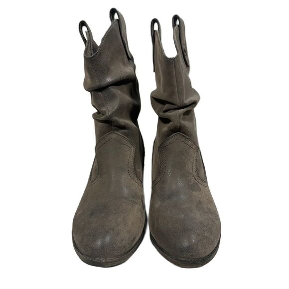 RocketDog Brown Faux Leather Western Ankle Boot Womens 8.5 - Picture 2 of 12